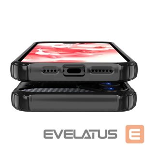 Nugarėlės dėklai Hurtel  Hybrid Armor iPhone 16 Case - Black 
