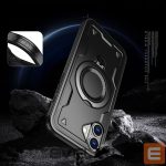 Nugarėlės dėklai Hurtel  Hybrid Armor Trendy Case with MagSafe for iPhone 16 Plus - Black 