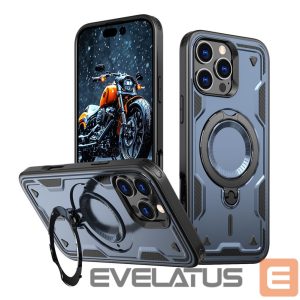 Nugarėlės dėklai Hurtel  Hybrid Armor Trendy Case with MagSafe for iPhone 16 Pro - Blue 