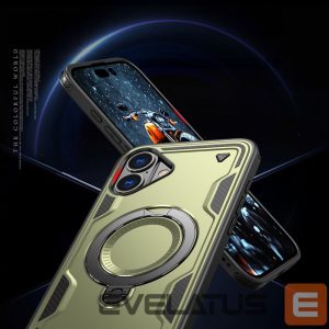 Nugarėlės dėklai Hurtel  Hybrid Armor Trendy Case with MagSafe for iPhone 16 - Green 