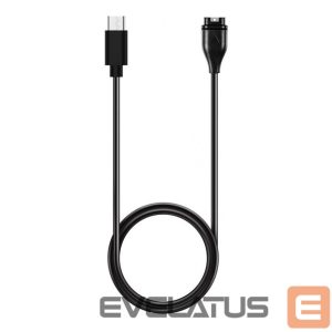Adapteriai Hurtel  Magnetic Charger for Garmin Smartwatches with USB-C - Black 