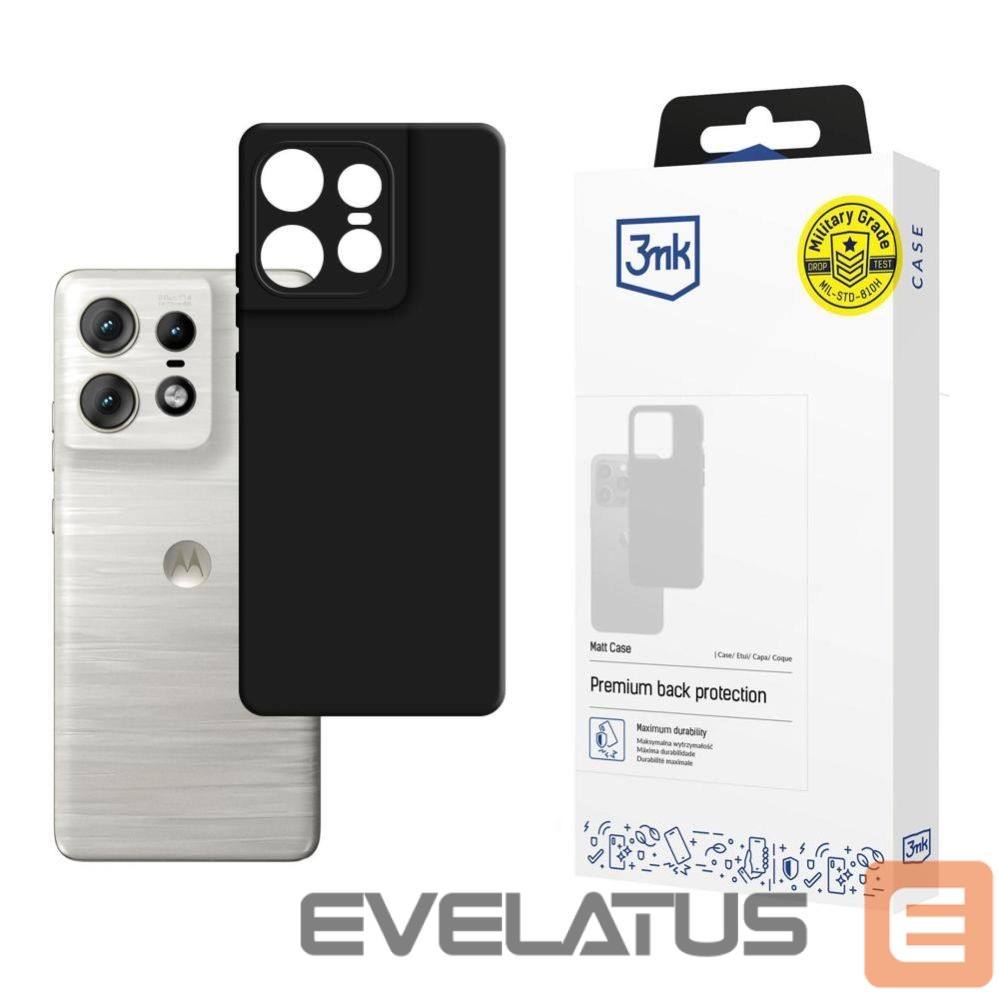 Nugarėlės dėklai 3MK 3mk Matt Case for Motorola Edge 50 Pro - Black