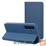 Knygos tipo dėklas dėklai OEM  Flip case for Samsung A54 5G Luna Book Carbon blue 