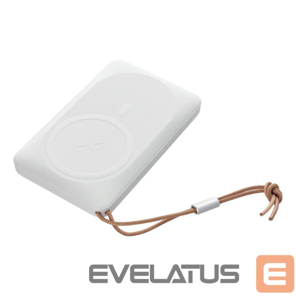 Išorinė baterija Veger Powerbank compatible with Magsafe Veger MagOn (VP1151 / W1151) PD QC3.0 2A 20W with wireless charging 10000 mAh white
