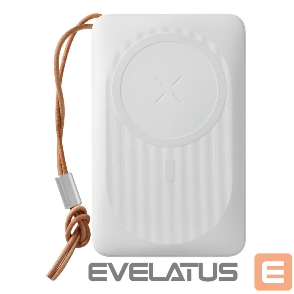 Išorinė baterija Veger Powerbank compatible with Magsafe Veger MagOn (VP1151 / W1151) PD QC3.0 2A 20W with wireless charging 10000 mAh white