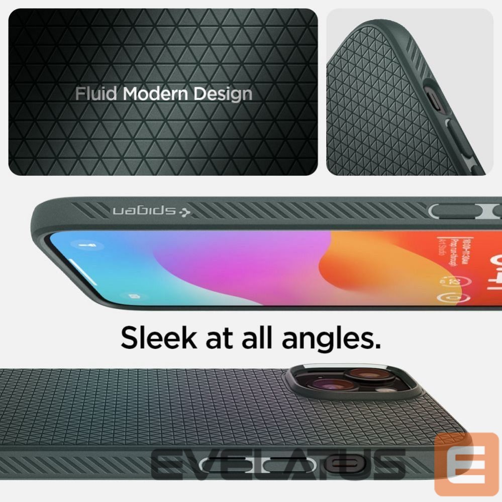 Nugarėlės dėklai Spigen SPIGEN case LIQUID AIR for IPHONE 15 abyss green