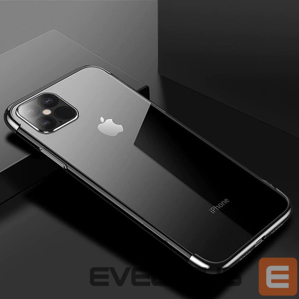 Nugarėlės dėklai Hurtel Black || Transparent