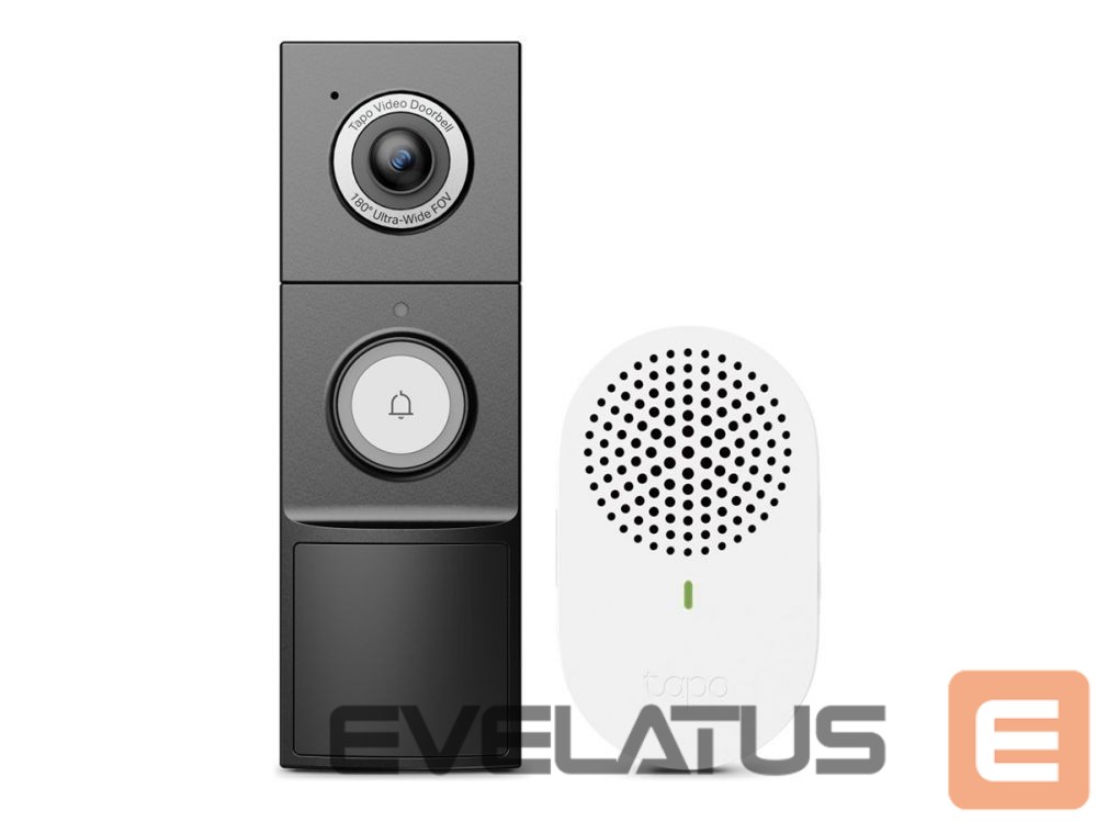 Internetinė kamera TP-Link Video Doorbell Camera | Tapo D235 | 5 MP | 1.18mm/F1.8 | IP66 | H.264 | Micro SD, Max. 512