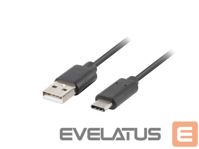 Kabelis Lanberg USB-C to USB-A2.0 Cable Black QC 3.0, 1.8 m | CA-USBO-20CU-0018-BK | USB Type-A to USB Type-C