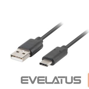 Kabelis Lanberg  USB Type-C to USB Type-A 2.0 Cable Black QC 3.0, 1 m | CA-USBO-20CU-0010-BK | USB Type-C to USB Type-A 