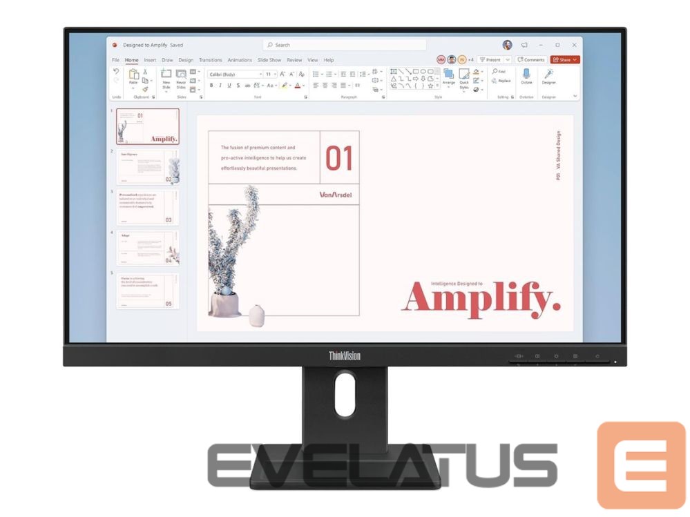Monitoriai Lenovo ThinkVision E24-40 23.8 1920x1080/HDMI/3Y Warranty |