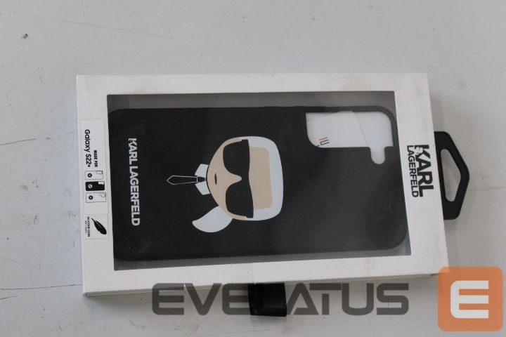 Nugarėlės dėklai Karl Lagerfeld SALE OUT. KLHCS22MSLKHBK S22+ S906 black hardcase Silicone Karl`s Head DIRTY PACKAGING | DIRTY PACKAGING