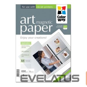 Biuro įrankiai ColorWay  ART Glossy Magnetic Photo Paper A4 690 g/m²