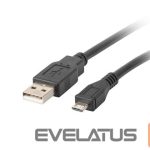 Kabelis Lanberg  USB Micro (M) to USB-A (M) 2.0 Cable | CA-USBM-10CC-0018-BK 