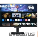 Monitoriai Samsung  LS27FM500EUXEN 27" Smart Monitor M5 M50F 1920x1080/16:9/250cd/m2/5ms, HDMI, USB, DP | 
