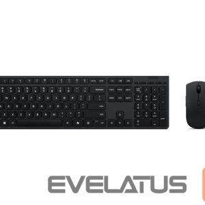 Kompiuterio klaviatūra Lenovo  Professional Wireless Rechargeable Combo Keyboard and Mouse-Nordic | 