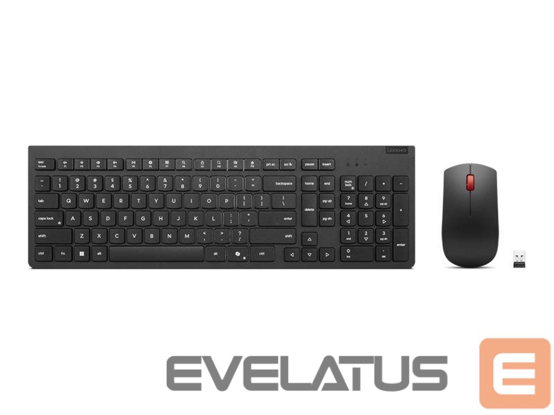 Kompiuterio klaviatūra Lenovo Essential Wireless Combo Keyboard and Mouse Gen2 AI - Nordic |