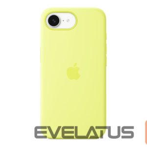 Nugarėlės dėklai Apple  iPhone 16e Silicone Case – Neon Yellow |