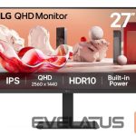 Monitoriai LG  | 27BA54QB-B | 27 " | IPS | QHD | 16:9 | 75 Hz | 5 ms | 2560 x 1440 pixels | 350 cd/m² | HDMI ports quantity 2 