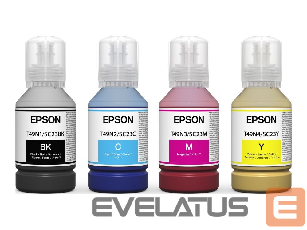 Eksploatacinės medžiagos spausdintuvams EPSON SC-T3100x Black, 140ml T49H10N