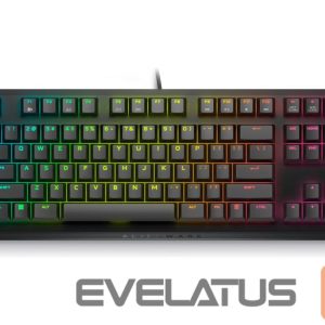 Kompiuterio klaviatūra Dell  Alienware Tenkeyless AW420K | Gaming Keyboard | Wired | EN | Dark Side of the Moon | CHERRY MX Red 