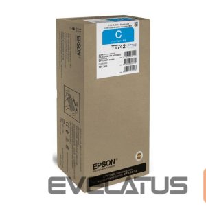 Eksploatacinės medžiagos spausdintuvams EPSON  XXL Ink Supply Unit | WorkForce Pro WF-C869R | Ink pack | Cyan 
