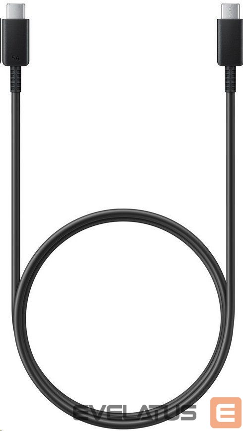 Kabelis Samsung EP-DN975BBE Samsung USB-C/USB-C Data Cable 5A 1m Black (Bulk)