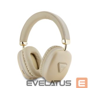 Adapteris -  Guess Saffiano PU Leather Triangle Logo Wireless Headhones Gold