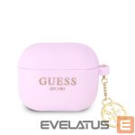 Dėklai ausinėms Guess Apple Airpods 3 Charms Silicone Case Purple