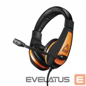 Ausinės su mikrofonu Canyon  Gaming headset 3.5mm jack with adjustable microphone and volume control Black Orange
