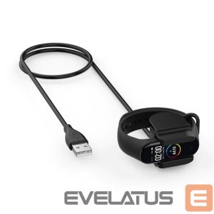 Įkroviklis Tactical Xiaomi Mi Band 4 USB Charging Cable Clip Black