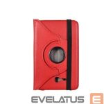Knygos tipo dėklas iLike  Rotated Book Case for SAMSUNG GALAXY 7.0 TAB 3 LITE Red