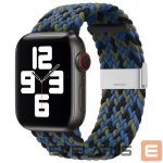 Dirželis iLike Apple Watch 38/40/41mm Braided Fabric Strap Blue