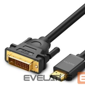 Adapteris iLike  Ugreen cable HDMI - DVI 4K 60Hz 30AWG cable 1m Black