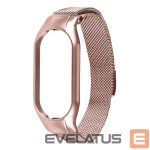 Dirželis Tactical Xiaomi Loop Magnetic Steel Band Mi Band 7 Rose