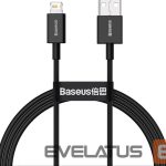 Kabelis Baseus  Cable Superior USB - Lightning 1,0 m 2,4A Black