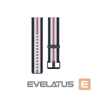 Dirželis Fitbit  Versa-Lite Woven Hybrid Band, large, navy/pink 