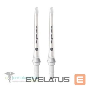 Priedai manikiūrui ir pedikiūrui Philips  Oral Irrigator nozzle HX3042/00 Sonicare F1 Standard For dental hygiene, Number of heads 2, White 