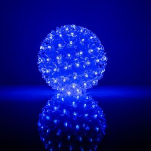 Kambarių girlianda iLike N/A Bumba ar puķēm RS-209 100LED D-14cm Blue