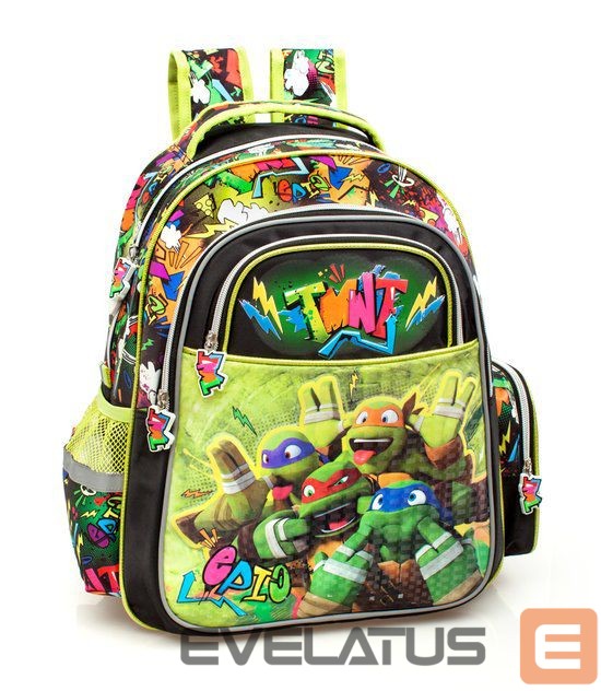 Krepšiai ir portfeliai TMNT Premium Mugursoma zēniem Ninja Turtles 3D 72210
