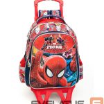 Krepšiai ir portfeliai Marvel  Premium Ceļa soma zēniem 2 vienā Ultimate Spiderman 3D Deluxe XL 40210C Red