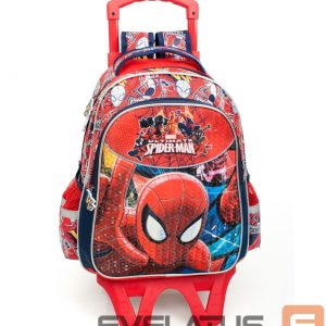 Krepšiai ir portfeliai Marvel  Premium Ceļa soma zēniem 2 vienā Ultimate Spiderman 3D Deluxe XL 40210C Red