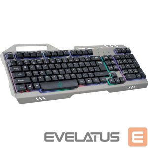 Kompiuterio klaviatūra Rebeltec Universal Gaming Keyboard Discovery Metal Grey