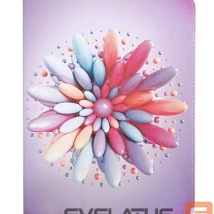 Knygos tipo dėklas iLike Universal Case candy flower 9-10 