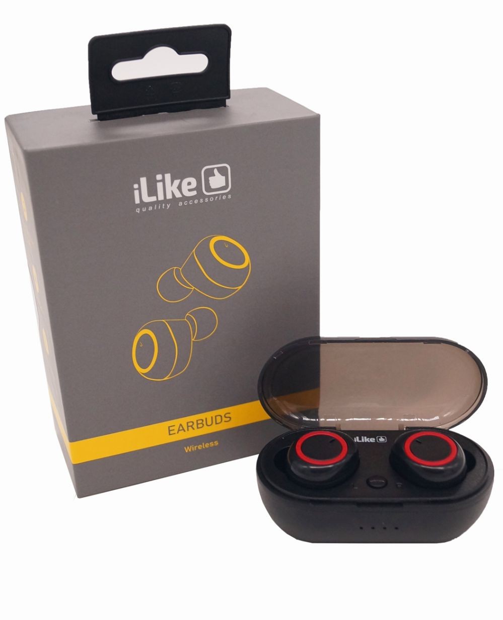 Belaidės ausinės iLike Bluetooth Earbuds IBE01 Black