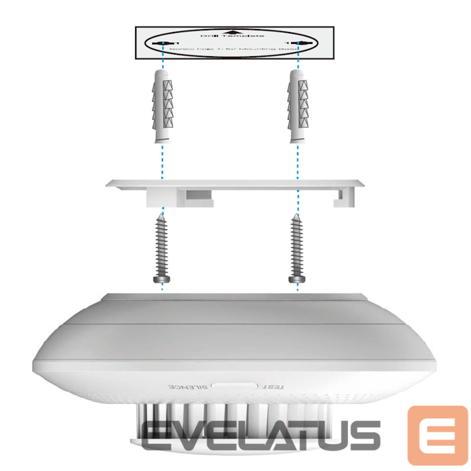 Išmanusis įrenginys EZVIZ CST4C Wireless Smoke Sensor, White