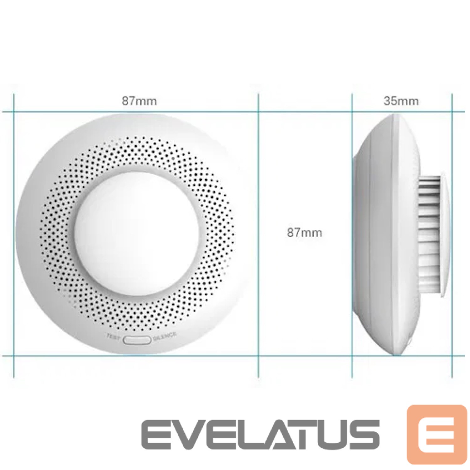 Išmanusis įrenginys EZVIZ CST4C Wireless Smoke Sensor, White
