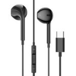 Laidinės ausinės Borofone  BM80 MAGNIFICENT HEADPHONES WITH MICROPHONE TYPE C Black