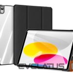 Knygos tipo dėklas Dux Ducis  Copa case for iPad 10.9'' 2022 (10 gen.) smart cover stand Black