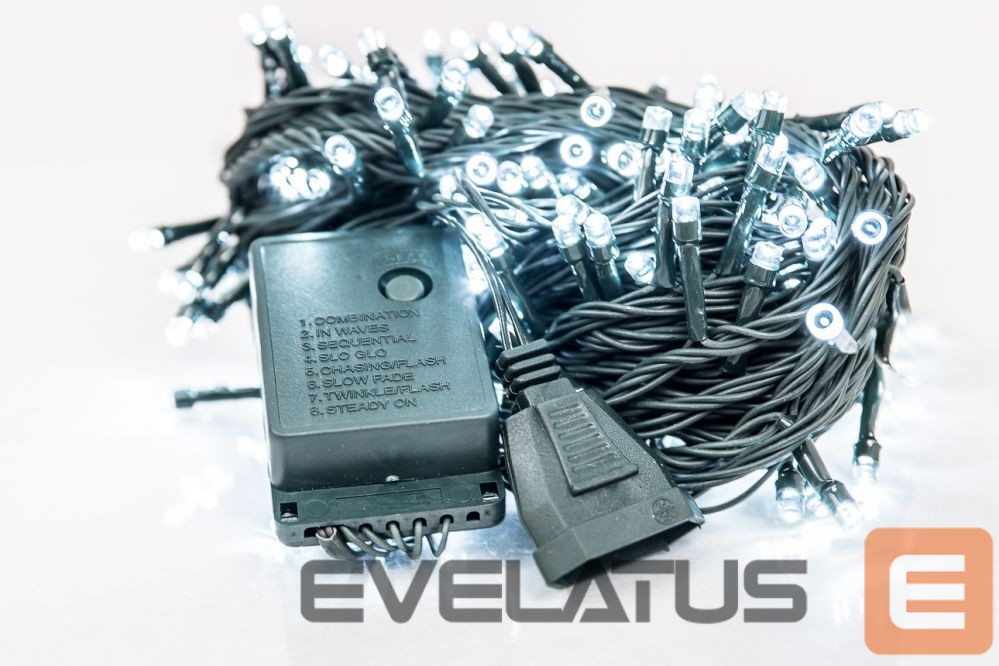 Kambarių girlianda N/A Ziemassvētku lampiņu virtene 300LED RS-113 20m. White